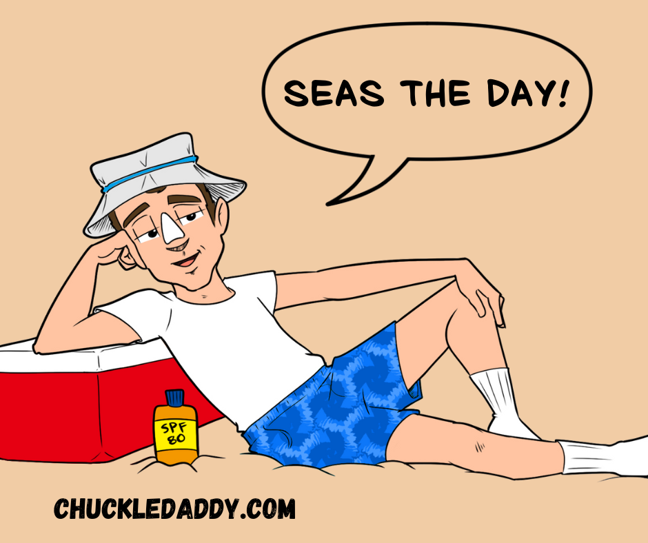 Seas the day with these hilarious beach puns and jokes.