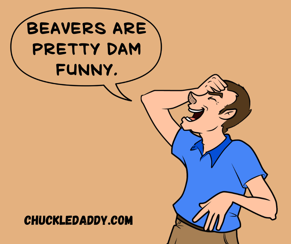 These beaver jokes and puns are pretty dam funny.