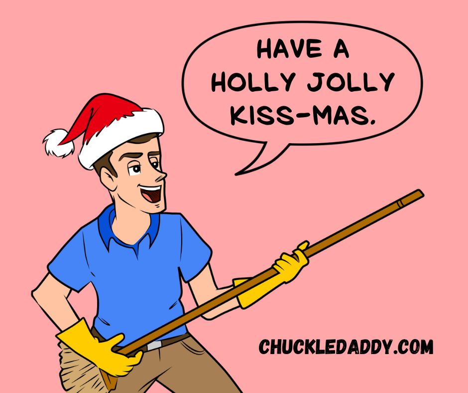 Kissing jokes and puns for Valentine's Day and Kiss-mas.