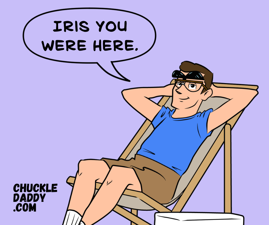 Iris everyone could hear these funny flower puns and jokes.